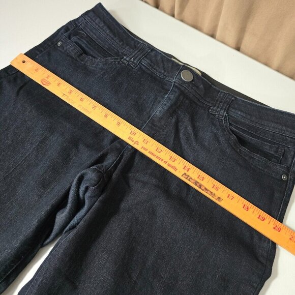 Democracy Women’s 14 Blue Ab Technology Skinny Jeans Stretch Dark Wash Denim - Picture 11 of 15